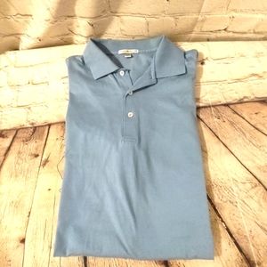 Peter Millar Blue Vtg Golf Polo Shirt Large